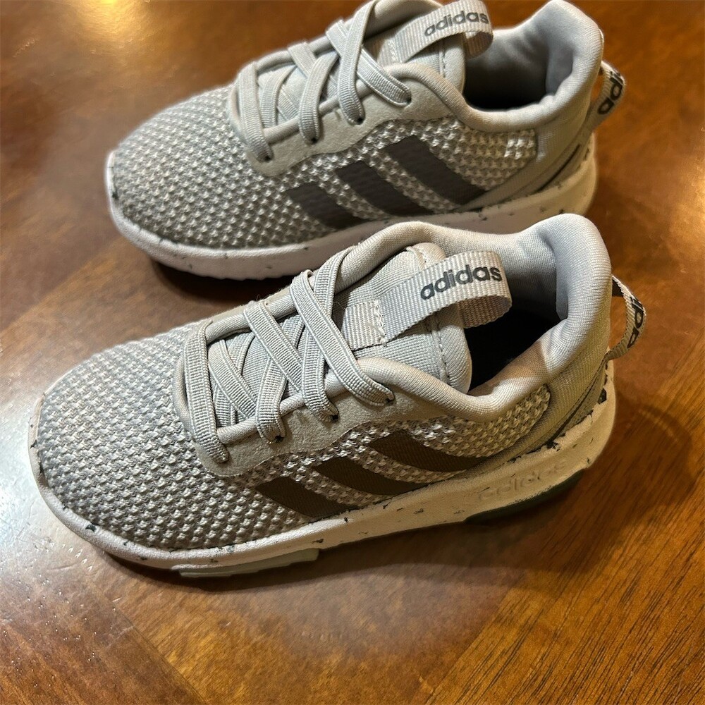 Adidas Racer TR 2.0 Toddler Kids Sneakers Gray Lace Up Size 7
